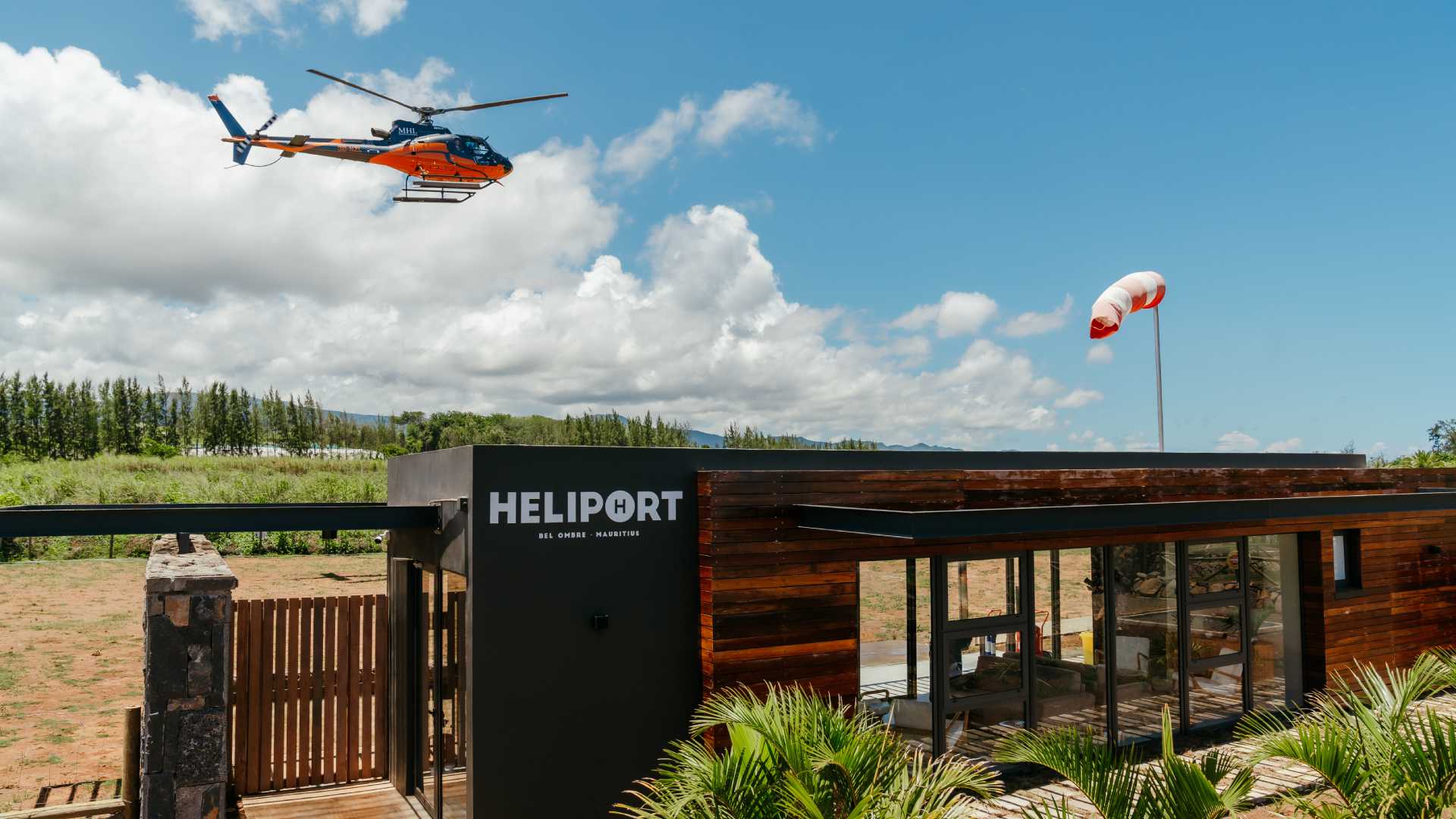 l’Héliport de Bel Ombre 