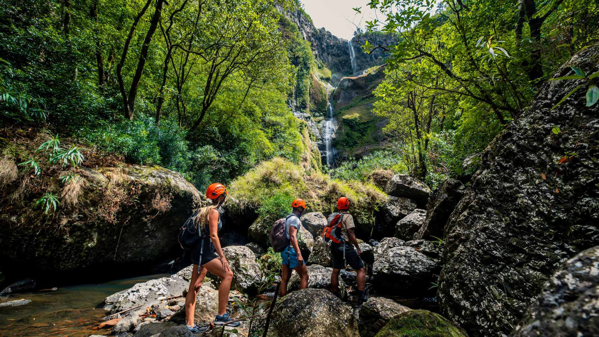 Natural landscape of Chamarel valleys